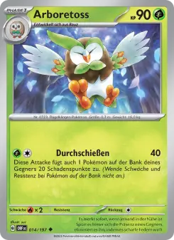 Pokémon-Karte Arboretoss 014/197