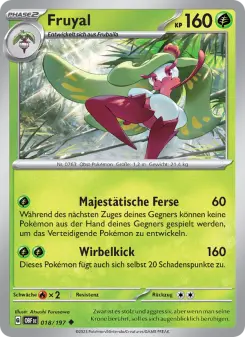 Pokémon-Karte Fruyal 018/197