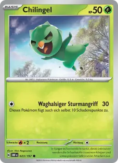 Pokémon-Karte Chilingel 023/197