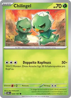 Pokémon-Karte Chilingel 024/197