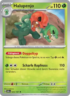 Pokémon-Karte Halupenjo 025/197