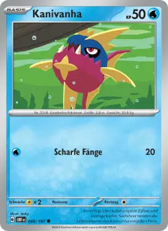 Pokémon-Karte Kanivanha 046/197
