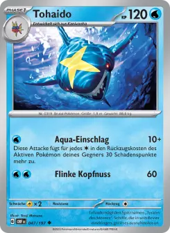 Pokémon-Karte Tohaido 047/197