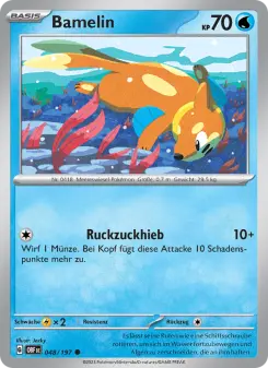 Pokémon-Karte Bamelin 048/197