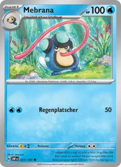 Pokémon-Karte Mebrana 051/197
