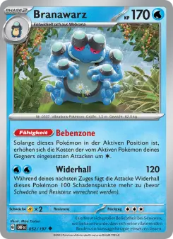 Pokémon-Karte Branawarz 052/197