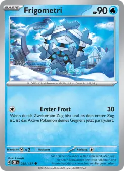 Pokémon-Karte Frigometri 055/197