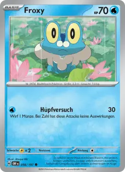 Pokémon-Karte Froxy 056/197