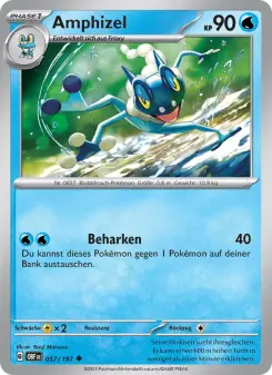 Pokémon-Karte Amphizel 057/197