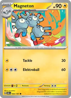 Pokémon-Karte Magneton 064/197