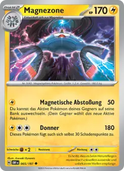 Pokémon-Karte Magnezone 065/197