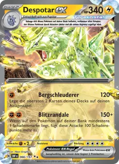 Pokémon-Karte Despotar-ex 066/197