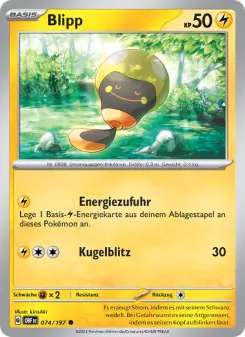 Pokémon-Karte Blipp 074/197