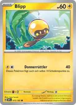 Pokémon-Karte Blipp 075/197