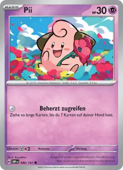 Pokémon-Karte Pii 080/197