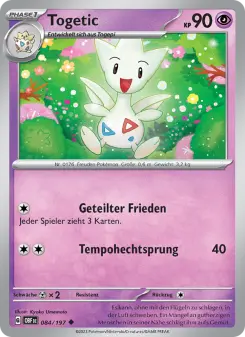 Pokémon-Karte Togetic 084/197