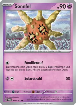 Pokémon-Karte Sonnfel 093/197