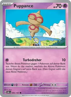 Pokémon-Karte Puppance 094/197