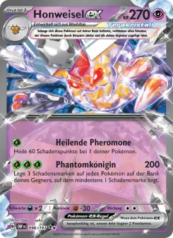 Pokémon-Karte Honweisel-ex 096/197