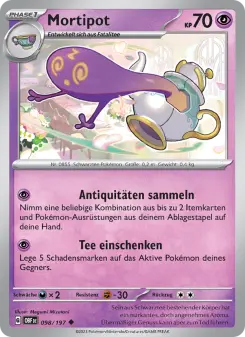 Pokémon-Karte Mortipot 098/197