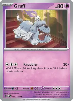 Pokémon-Karte Gruff 100/197