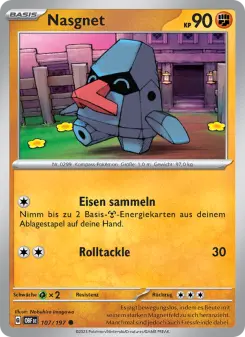 Pokémon-Karte Nasgnet 107/197