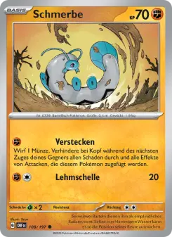 Pokémon-Karte Schmerbe 108/197