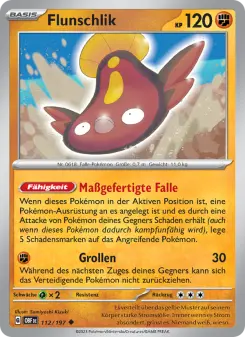 Pokémon-Karte Flunschlik 112/197