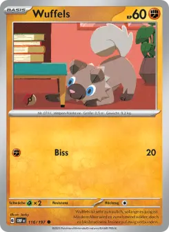 Pokémon-Karte Wuffels 116/197