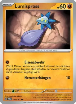 Pokémon-Karte Lumispross 121/197