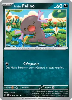 Pokémon-Karte Paldea-Felino 126/197