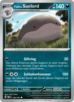 Pokémon-Karte Paldea-Suelord 128/197
