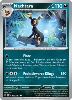 Pokémon-Karte Nachtara 130/197