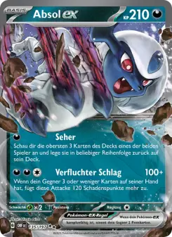 Pokémon-Karte Absol-ex 135/197