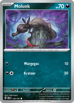 Pokémon-Karte Molunk 139/197