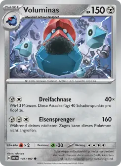 Pokémon-Karte Voluminas 146/197