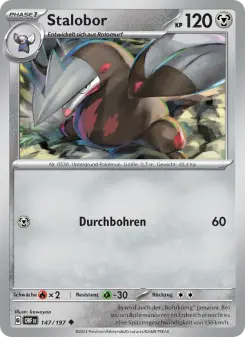 Pokémon-Karte Stalobor 147/197