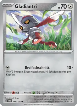Pokémon-Karte Gladiantri 148/197