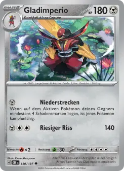 Pokémon-Karte Gladimperio 150/197