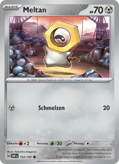 Pokémon-Karte Meltan 152/197
