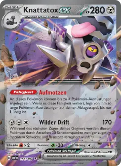 Pokémon-Karte Knattatox-ex 156/197