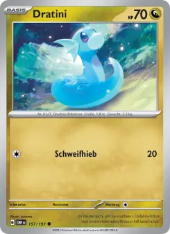 Pokémon-Karte Dratini 157/197