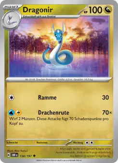 Pokémon-Karte Dragonir 158/197