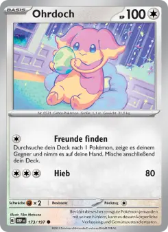 Pokémon-Karte Ohrdoch 173/197