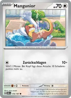 Pokémon-Karte Mangunior 176/197