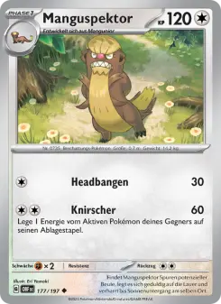 Pokémon-Karte Manguspektor 177/197
