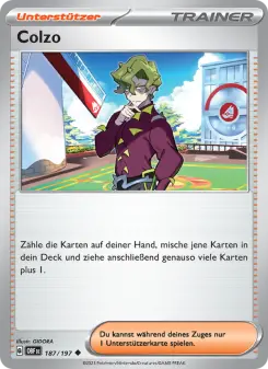 Pokémon-Karte Colzo 187/197