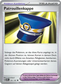 Pokémon-Karte Patrouillenkappe 191/197