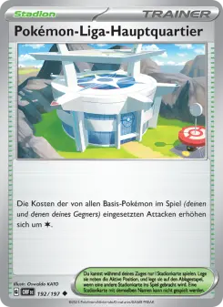 Pokémon-Karte Pokémon-Liga-Hauptquartier 192/197