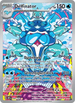 Pokémon-Karte Delfinator 200/197